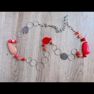 Long assorted beads necklace